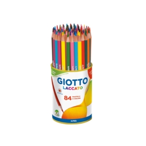 Barattolo Pastelli colorati GIOTTO - laccato - 3,3 mm - da 3 anni in poi (conf.84)