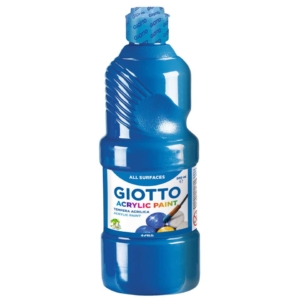 Tempera acrilica GIOTTO - Ciano - 500 ml