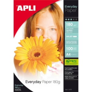 Carta fotografica per stampanti Ink-jet Glossy Decadry - A4 - 180g/m² (conf.100)