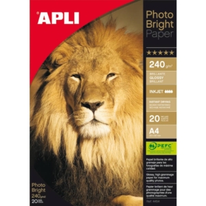 Carta fotografica A4 per stampanti Ink-jet Glossy Decadry - 240g/m² (conf.20)