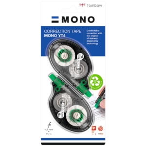 Correttore a nastro Mono Tombow - 4,2 mm - 10 m. - PCT-YT4-2P (conf.2)