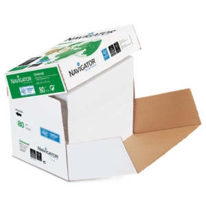 conf.2500 fogli carta per fotocopie Navigator Box non stop - A4 - 80g/m² (NO risme)
