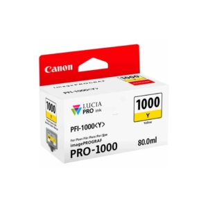 Cartuccia Canon Originale Ink-jet 0549C001 Cartuccia PFI-1000Y - 80 ml - Giallo