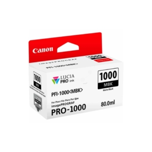 Cartuccia Canon Originale Ink-jet 0545C001 Cartuccia PFI-1000MBK - 80 ml - Nero opaco