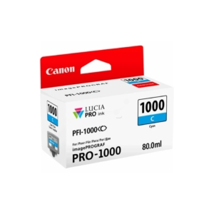 Cartuccia Canon Originale Ink-jet 0547C001 Cartuccia PFI-1000C - 80 ml - Ciano