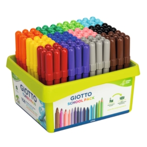 Pennarelli Turbo GIOTTO - Schoolpack Turbo Maxi - 1-3 mm - Assortito (conf.108)