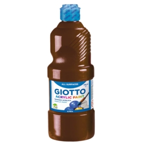 Tempera acrilica GIOTTO - Marrone - 500 ml - 533728