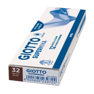 Pastello colorato GIOTTO Supermina Marrone - 3,8 mm - da 3 anni in poi