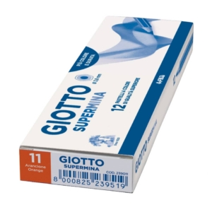 Pastello colorato GIOTTO Supermina Arancione - 3,8 mm - da 3 anni in poi