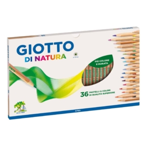 Pastelli colorati Di Natura GIOTTO - 3,8 mm - da 3 anni in poi (conf.36)