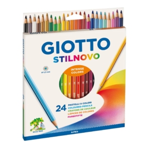 Pastelli colorati Stilnovo GIOTTO - 3,3 mm - da 3 anni in poi (conf.24)