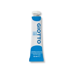 Tubetto tempera GIOTTO - 12 ml - cyan - 3520 15