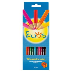 Pastelli colorati Elios Fila con astuccio - 2,8 mm - da 3 anni in poi (conf.36)