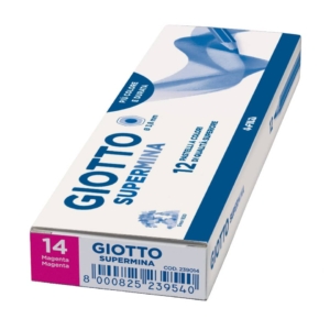 Pastello colorato GIOTTO Supermina Magenta - 3,8 mm - da 3 anni in poi