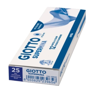 Pastello colorato GIOTTO Supermina Blu oltremare - 3,8 mm - da 3 anni in poi