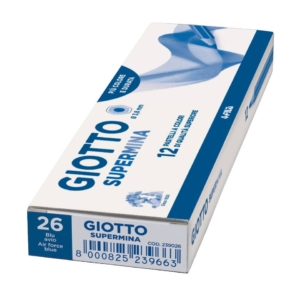 Pastello colorato GIOTTO Supermina Blu avio - 3,8 mm - da 3 anni in poi