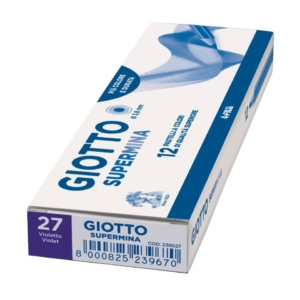 Pastello colorato GIOTTO Supermina Violetto - 3,8 mm - da 3 anni in poi