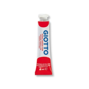 Tubetto tempera GIOTTO - 12 ml - Rosso vermiglione - 3520 07