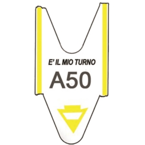 Rotoli Tagliandi per EliminaCode Printex - Giallo - Tr/roll/gia - per display 2 cifre (conf.5)