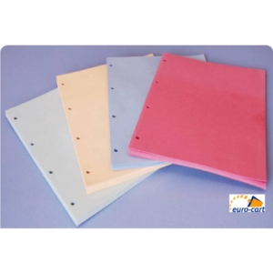 Divisori colorati in cartoncino manilla Euro-Cart - Azzurro (conf.100)