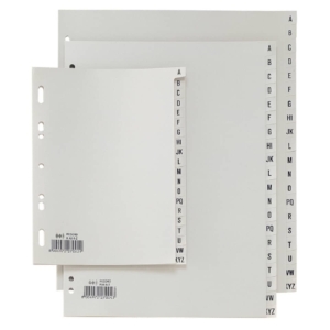 Divisori A-Z Record Sei Rota - Separatori Alfabetici Per Buste A4 - 21x29,7 cm