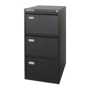 Classificatore Kubo Bertesi - Nero - 3 cassetti - 46x62xh.101 cm