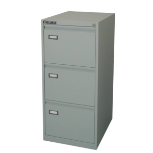 Classificatore Kubo Bertesi - Grigio - 3 cassetti - 46x62xh.101 cm