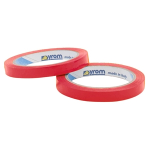 Nastri adesivi per chiusura sacchetti Syleco Syrom - 12 mm x 66 m - Rosso (conf.12)