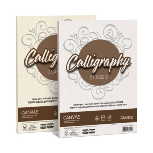 Calligraphy Favini Canvas - Cartoncini Ruvidi Bianchi A4 - 100g/m² - A690214 (conf.50 fogli)
