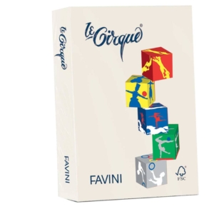 Risma carta colorata Le Cirque Favini - A4 - 80g/m² - Avorio (risma da 500 fogli)