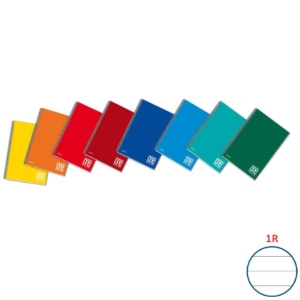 Quaderno con spirale A4 ONE COLOR Blasetti - a righe 1R - 60 fogli - Colore assortito