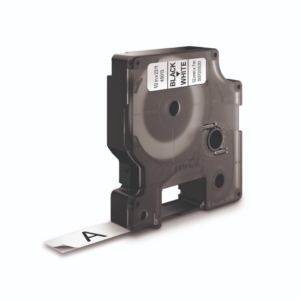 Nastro per etichettatrici Dymo D1 - 12 mm x 7 m - Nero/Bianco - S0720530