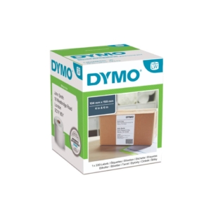 Etichette per Dymo LabelWriter - permanenti - 104x159 mm - Bianco - S0904980 (Rotolo da 220 etichette)