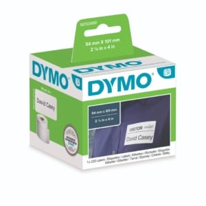 Etichette per Dymo LabelWriter permanenti - 101x54 mm - Bianco - S0722430 (Rotolo da 220 etichette)