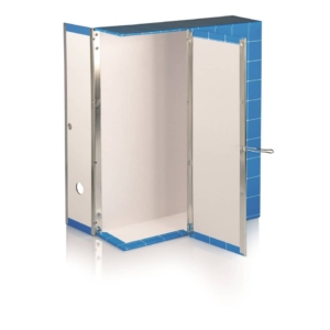 Scatola con cerniera Box 1 Resisto - 28x35x8,5 cm - 9 cm - Blu