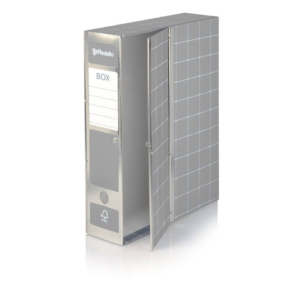 Scatola con cerniera Box 1 Resisto - 28x35x8,5 cm - 9 cm - Grigio
