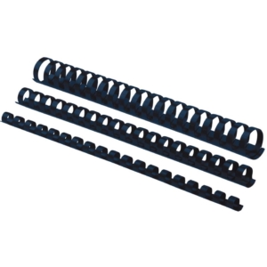 Dorsi plastici a 21 anelli Fellowes - 14 mm - 100 fogli - Blu - 5346706 (conf.100)