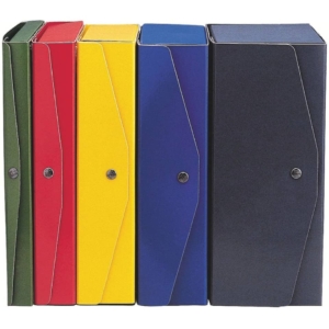 Scatola Archivio Project King Mec - Dorso 6 cm - 25x35 cm - Rosso - 00023411