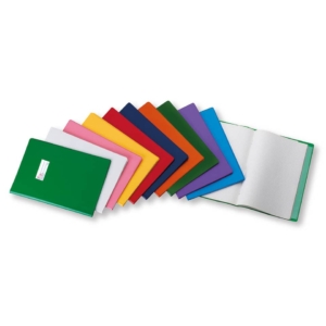 Copriquaderno con etichetta Maxi in PP Favorit - 21x30 cm - Blu scuro - 160µm