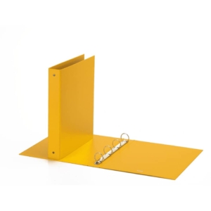 Raccoglitore ad anelli A4 Europa Elba - 22x30 cm - Dorso 4 cm - Giallo