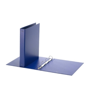 Raccoglitore ad anelli A4 Europa Elba - 22x30 cm - Dorso 4 cm - Blu