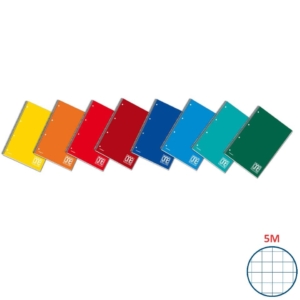 Quaderno a spirale A4 One Color 140FF Blasetti - A4 - 5 mm - 140 fogli