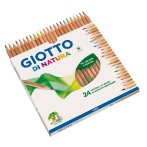 Pastelli colorati Di Natura GIOTTO - 3,8 mm - da 3 anni in poi (conf.24)