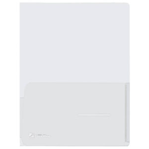Cartellina con tasca A4 Full King Mec in plastica - Trasparente