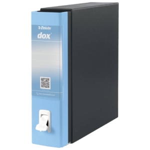 Raccoglitore ufficio Dox 2 San Francisco - Commerciale - Dorso 8 cm - 23x29,7 cm - Azzurro