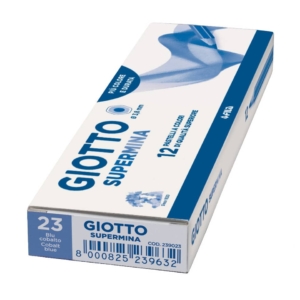 Pastello colorato GIOTTO Supermina Blu cobalto - 3,8 mm - da 3 anni in poi