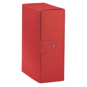 Scatola portaprogetti Eurobox Esselte - Dorso 12 cm - 25x35 cm - Rosso