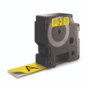 Nastro per etichettatrici Dymo D1 - 24 mm x 7 m - Nero/Giallo - S0720980