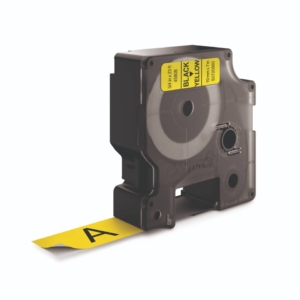 Nastro per etichettatrici Dymo D1 - 19 mm x 7 m - Nero/Giallo - S0720880