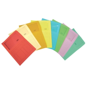 Cartelline con finestra Blasetti SINTEX aperta su due lati carta 120g/m² 23x31 cm - Avorio- 0582 (conf.50)